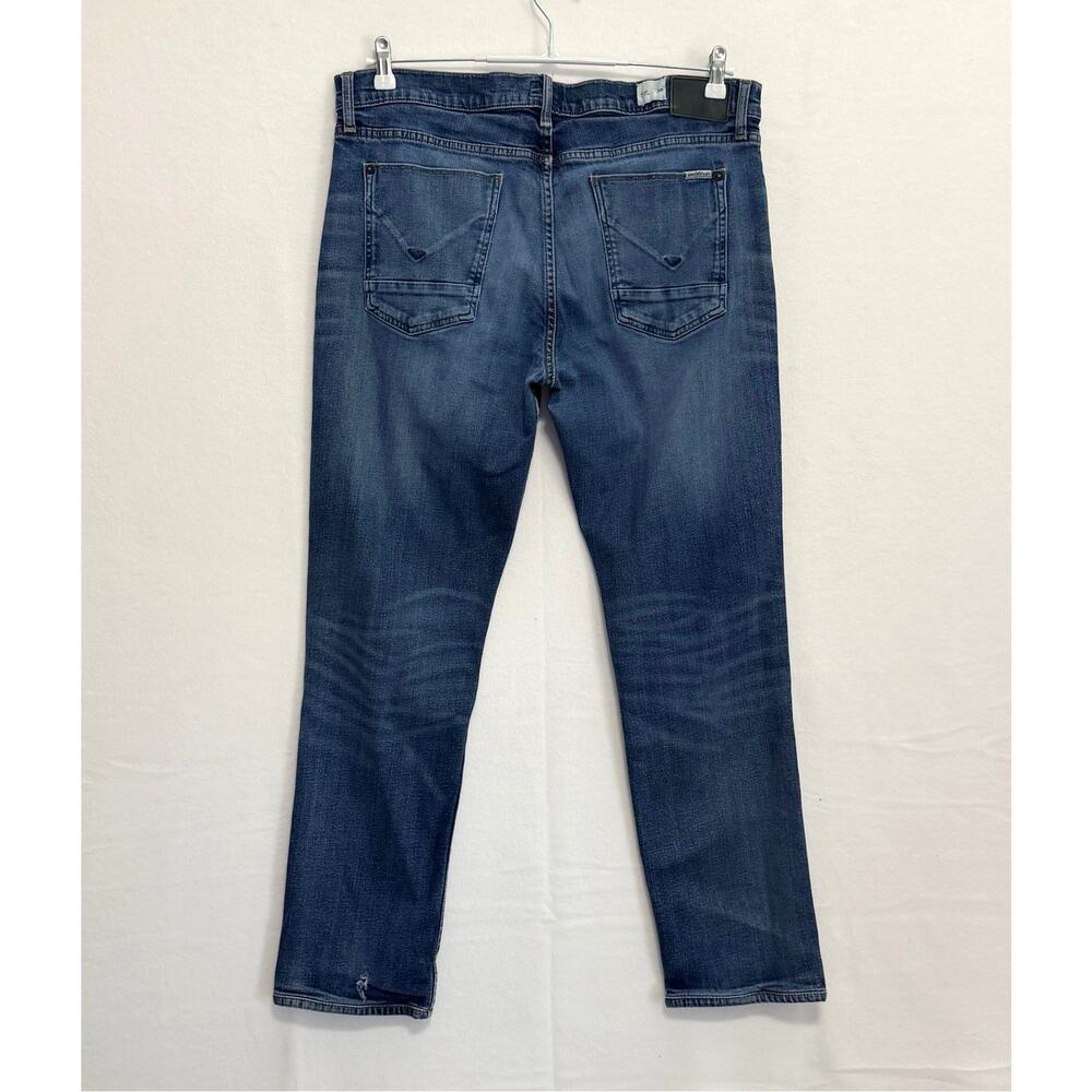 Hudson Blake Slim Straight Leg Zip Fly Medium Wash Mens 38 - Picture 6 of 16